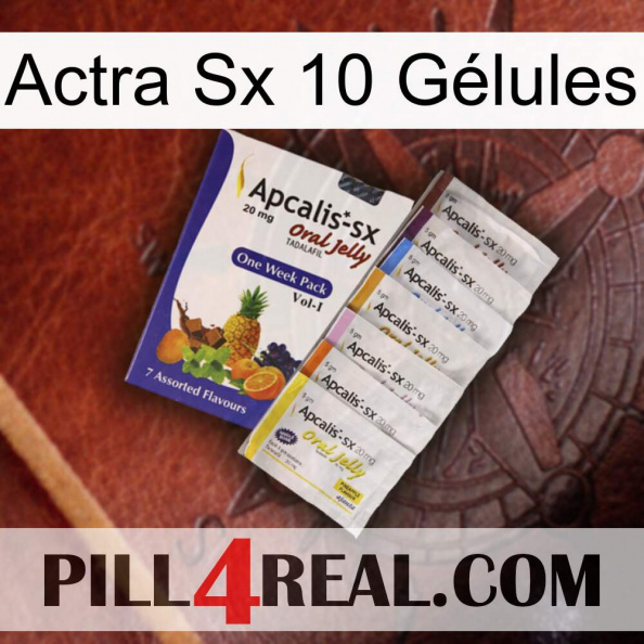 Actra Sx 10 Gélules 11